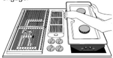 JENN-AIR JGA8200ADX - TO INSTALL SEATED BURNER CARTRIDGE: - 1