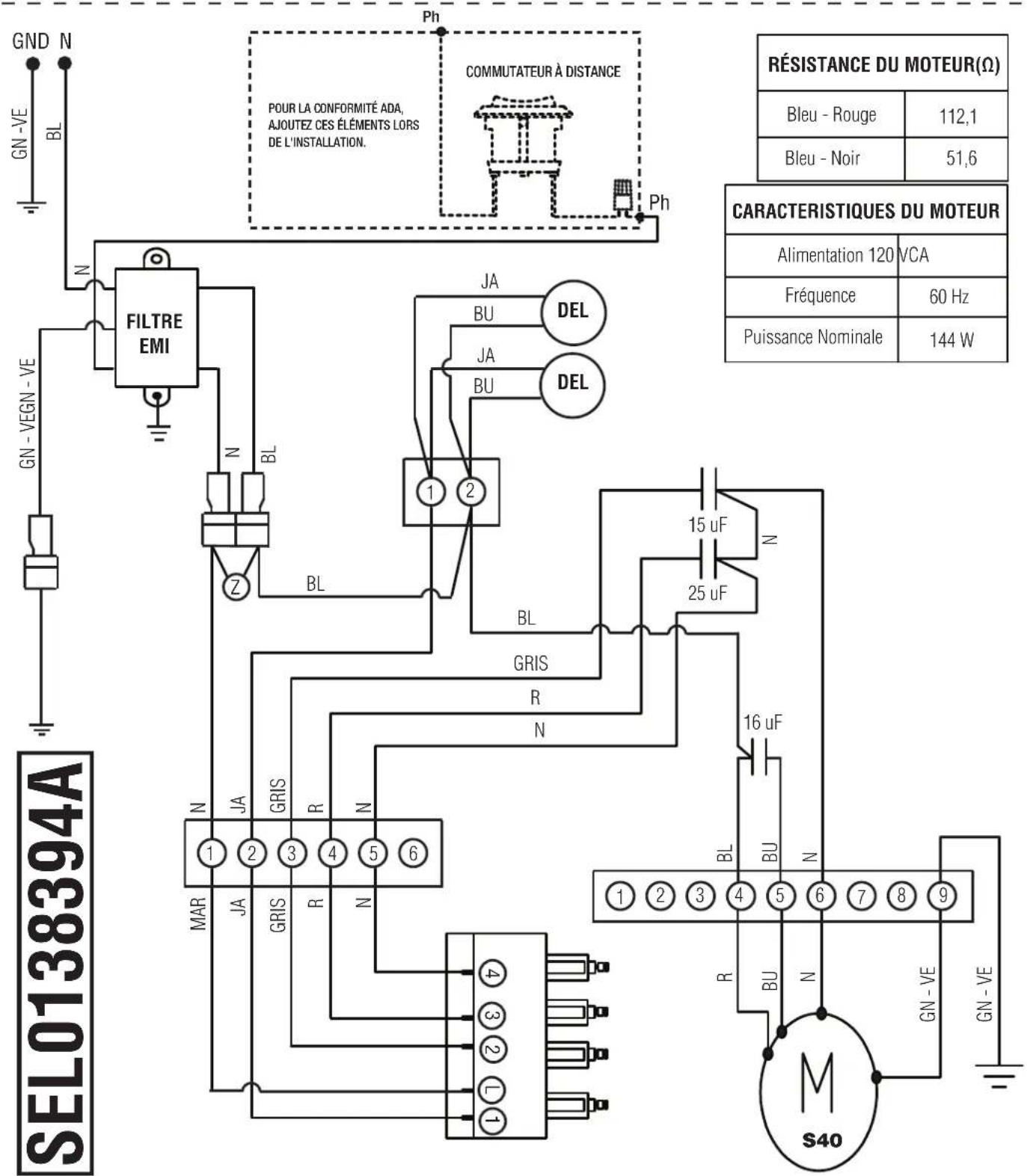 JENN-AIR WVW73UC6LS - SCHEMA DE CÂBLAGE - 1