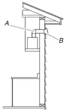 JENN-AIR UXL5430BSS - Décharge à travers le toit Évacuation par le mur - 2