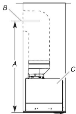 JENN-AIR UXL5430BSS - Décharge à l'extérieur, à travers le mur - 1