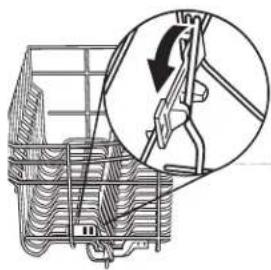 JENN-AIR UDT555SAHP - Pour ajuster les tiges pliables : - 1