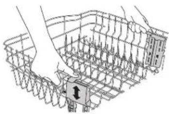 JENN-AIR UDT555SAHP - To raise the rack: - 1
