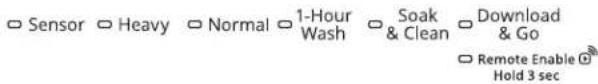 JENN-AIR UDT555SAHP - Select a cycle and options (varies by model). - 1