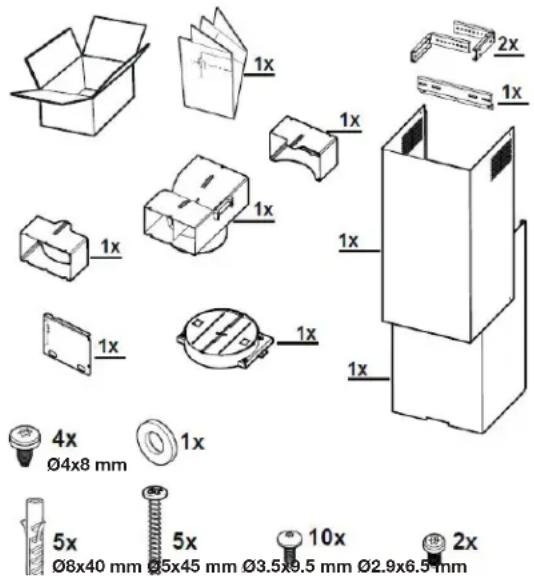 JENN-AIR JVW0636LS - Parts Supplied - 1