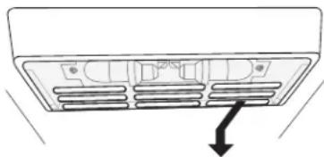 JENN-AIR KRSC503ESS - Dépose du protège-ampoule : - 1