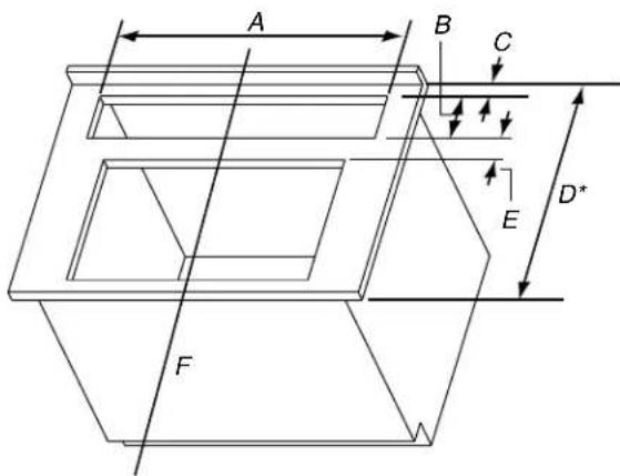 JENN-AIR JXD7836BS - Dimensions du produit Dimensions du placard - 3