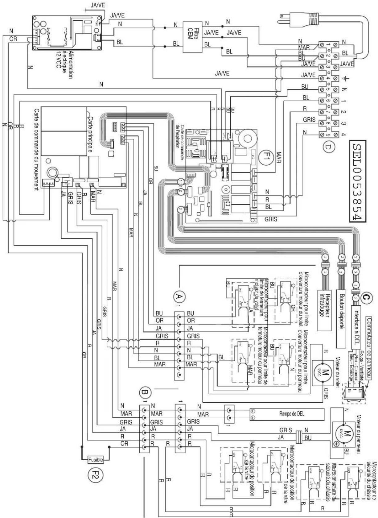 JENN-AIR JXD7836BS - Remplacement du fusible - 2
