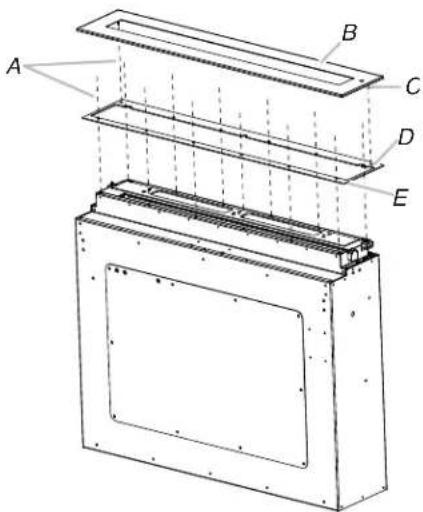 JENN-AIR JXD7836BS - Installation du système d'extraction par le bas - 2