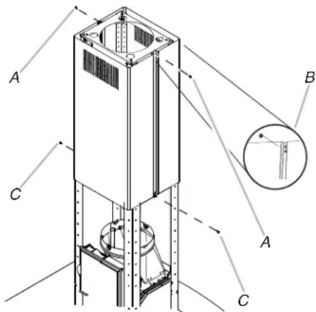 JENN-AIR JXI8536DS - Installation des cache-conduits - 1
