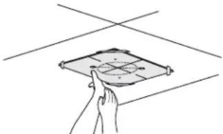 JENN-AIR JXI8536DS - Installation des vis de montage de la hotte - 1