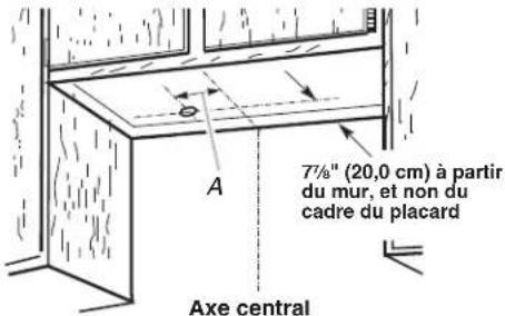 JENN-AIR JXU9136WP - Câblage à travers le sommet du placard : - 1