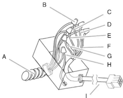 JENN-AIR UXI1200DYS - Raccordement électrique à l'intérieur du système de ventilation en ligne - 1