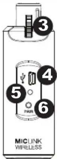 ALESIS MicLink Wireless - Merkmale des Senders - 2