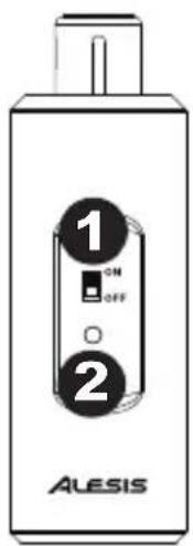 ALESIS MicLink Wireless - Caractéristiques de l'émetteur - 1