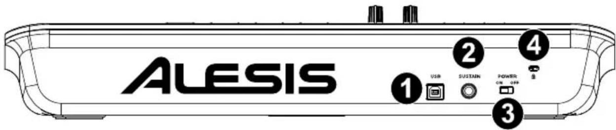 ALESIS V25 MKII - Paneltrasero - 1