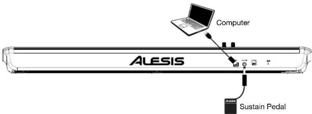 ALESIS V61 MKII - Setup - 1