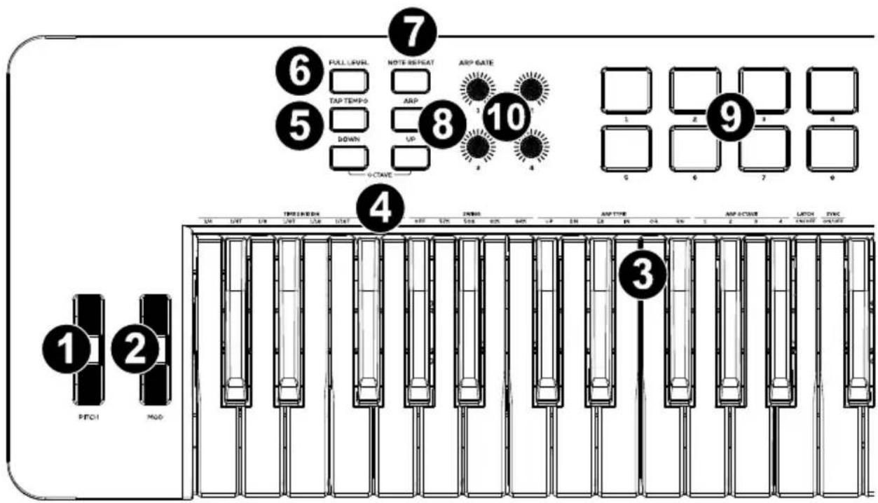 ALESIS V61 MKII - Oberseite - 1