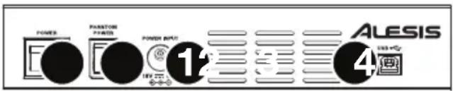 ALESIS MultiMix 8 USB FX - Rückseite - 1