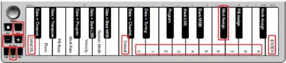 ALESIS Q Mini - Modulation Button - 1
