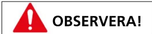 OBSERVERA!