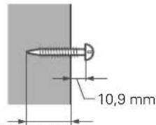 DENON DHTS217 - Comment utiliser le gabarit de montage mural - 1