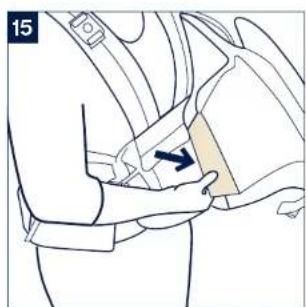 Nuna CUDL - IMPORTANT! READ ALL INSTRUCTIONS CAREFULLY BEFORE ASSEMBLING AND USING THE SOFT CARRIER. - 21
