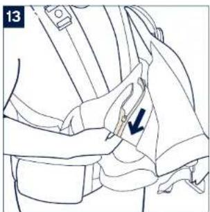 Nuna CUDL - IMPORTANT! READ ALL INSTRUCTIONS CAREFULLY BEFORE ASSEMBLING AND USING THE SOFT CARRIER. - 13