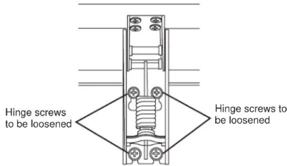GE FCM5STWW - HINGE SPRING UNDER TENSION - 2