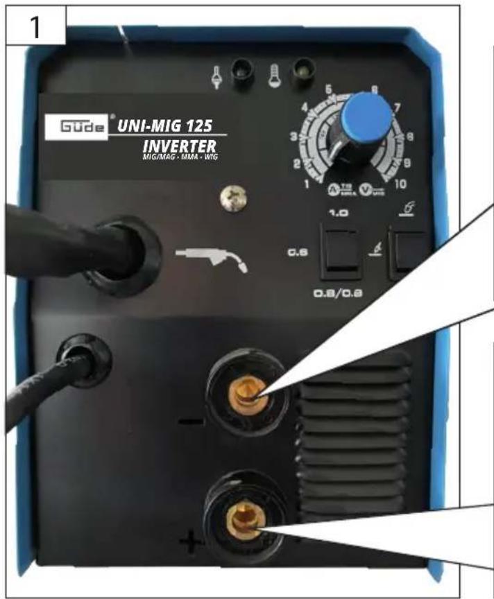 Güde UNI MIG 125 SYN - Universal Schweiss-Inverter - 42
