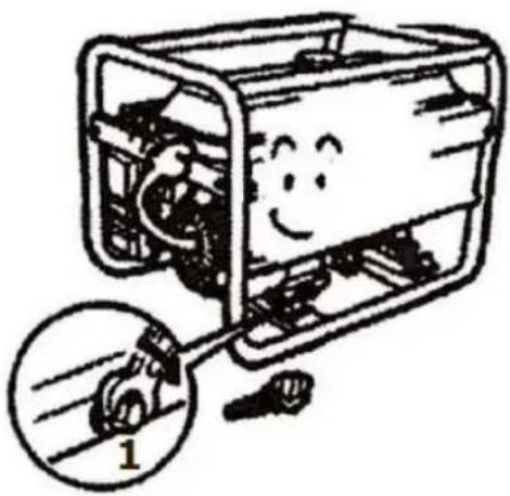 Zipper ZISTE2800IV - Switch off the machine before starting the engine oil change! - 1