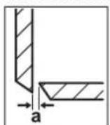 BOSCH GSC 18V16 E Professional - Nastaveni vzdalenosti nozu a - 1