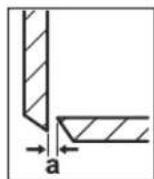 BOSCH GSC 18V16 E Professional - Nastavenie vzdialenosti nozov a - 1