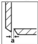 BOSCH GSC 18V16 E Professional - Biçak aralügenin a ayarlanması - 1