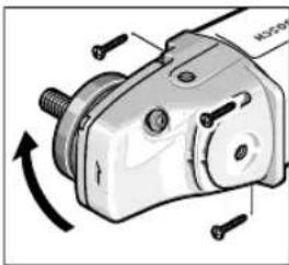 BOSCH GWS 2200230 H Professional - Obracanje glave gonila - 1