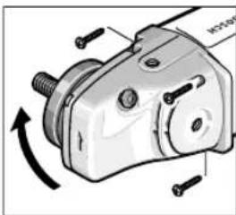 BOSCH GWS 2200230 H Professional - Drejning af gearhoved - 1