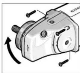 BOSCH GWS 2200230 H Professional - A hajtómúfej elforditása - 1