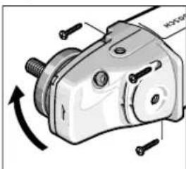 BOSCH GWS 2200230 H Professional - Vaihteiston paan käntäminen - 1
