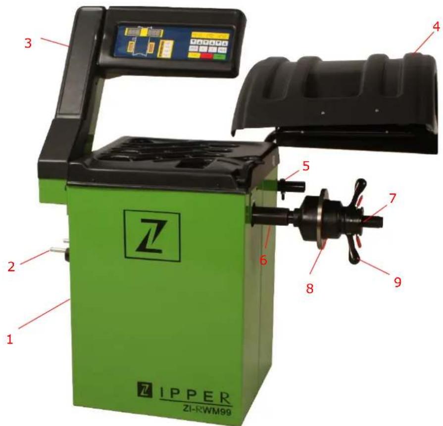 Zipper ZIRWM99 - Komponenten / Components / Komponenty / Elementos / Éléments / Componenti - 1