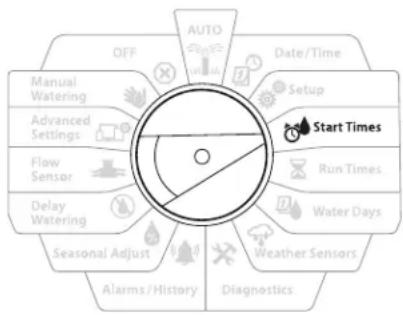 RAIN BIRD ESPLXME2 - PARAMÉTRER LES HEURES DE DÉMARRAGE - 2