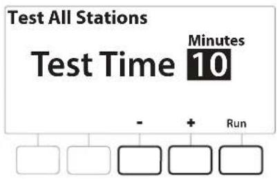 RAIN BIRD ESPLXME2 - Tester toutes les stations - 4