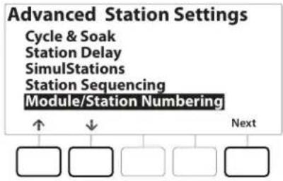 RAIN BIRD ESPLXME2 - Numérotation des modules/stations (paramètres de station avancés) - 3