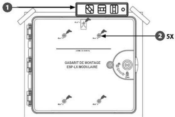 RAIN BIRD ESPLXMEF - Installation du programmateur - 1