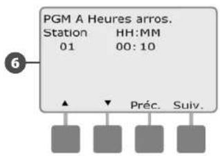RAIN BIRD ESPLXMEF - Vérifier les informations d'une station : - 8