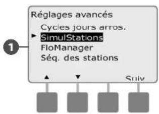 RAIN BIRD ESPLXMEF - Configurer les SimulStations d'un programme - 3