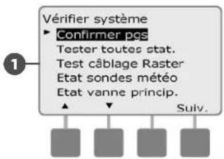 RAIN BIRD ESPLXMEF - Vérifier les informations d'une station : - 3
