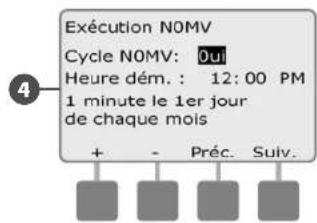 RAIN BIRD ESPLXMEF - Paramètres MV - 6