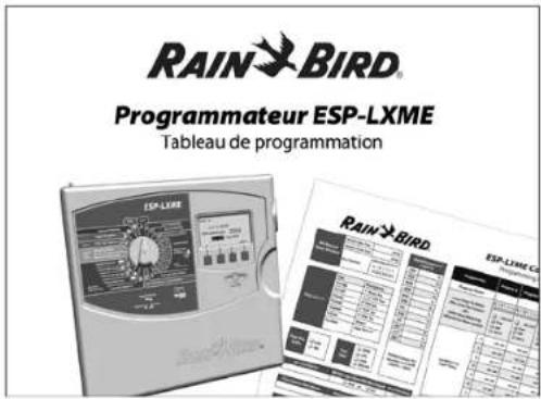 RAIN BIRD ESPLXMEF - Tableau de programmation - 1