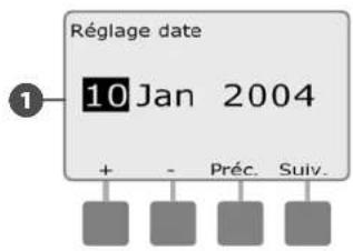RAIN BIRD ESPLXMEF - Réglage de la date actuelle - 3
