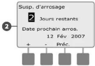 RAIN BIRD ESPLXMEF - Suspendre l'arrosage - 3
