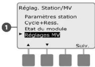 RAIN BIRD ESPLXMEF - Paramètres MV - 3